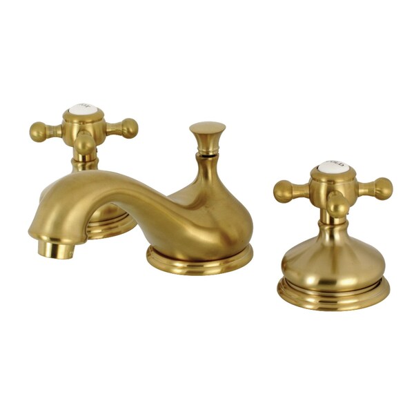 Kingston Brass KS1167BX 8" Widespread Bathroom Faucet, Brushed Brass KS1167BX - main